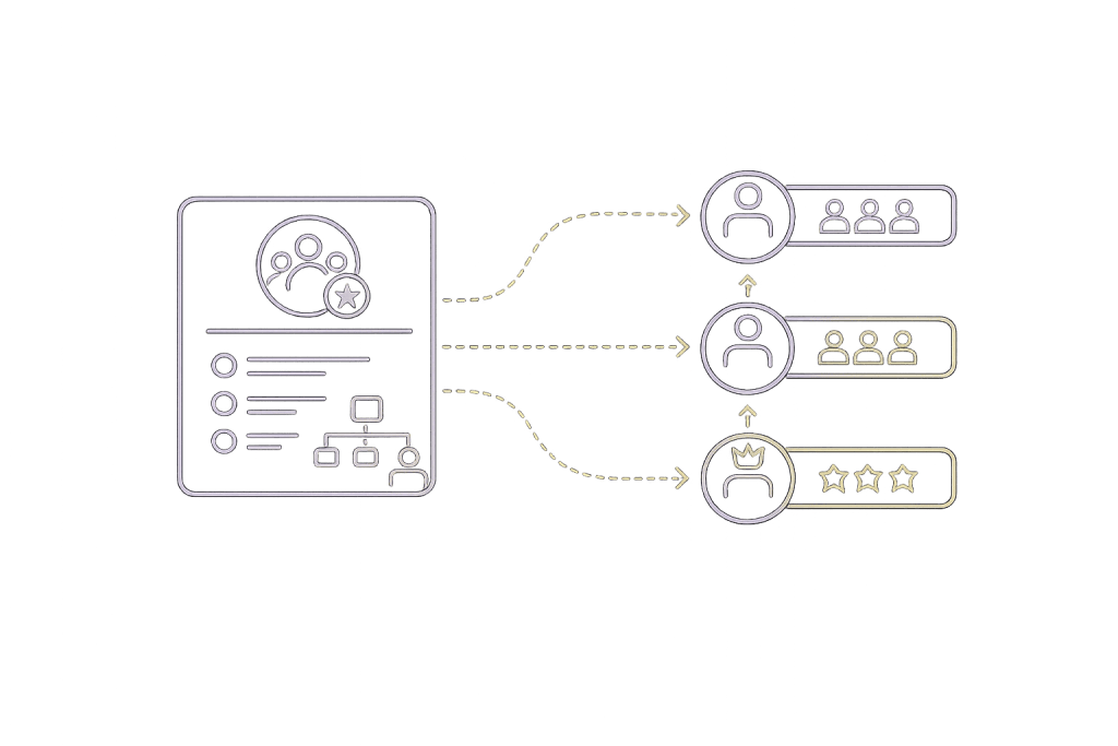 Organization  -Groups (Teams / Departments)
